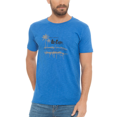 Palm Slub Short Sleeve T-Shirt // Royal Blue (S)