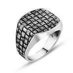 Knott Design Ring // Silver (Size 9)