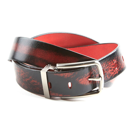 Antique Belt // Red (Size 30")