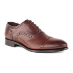 Logan Cap Toe Oxford // Dark Brown (US: 9.5)