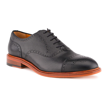 Jermyn Cap Toe Oxford // Black (Euro: 40)