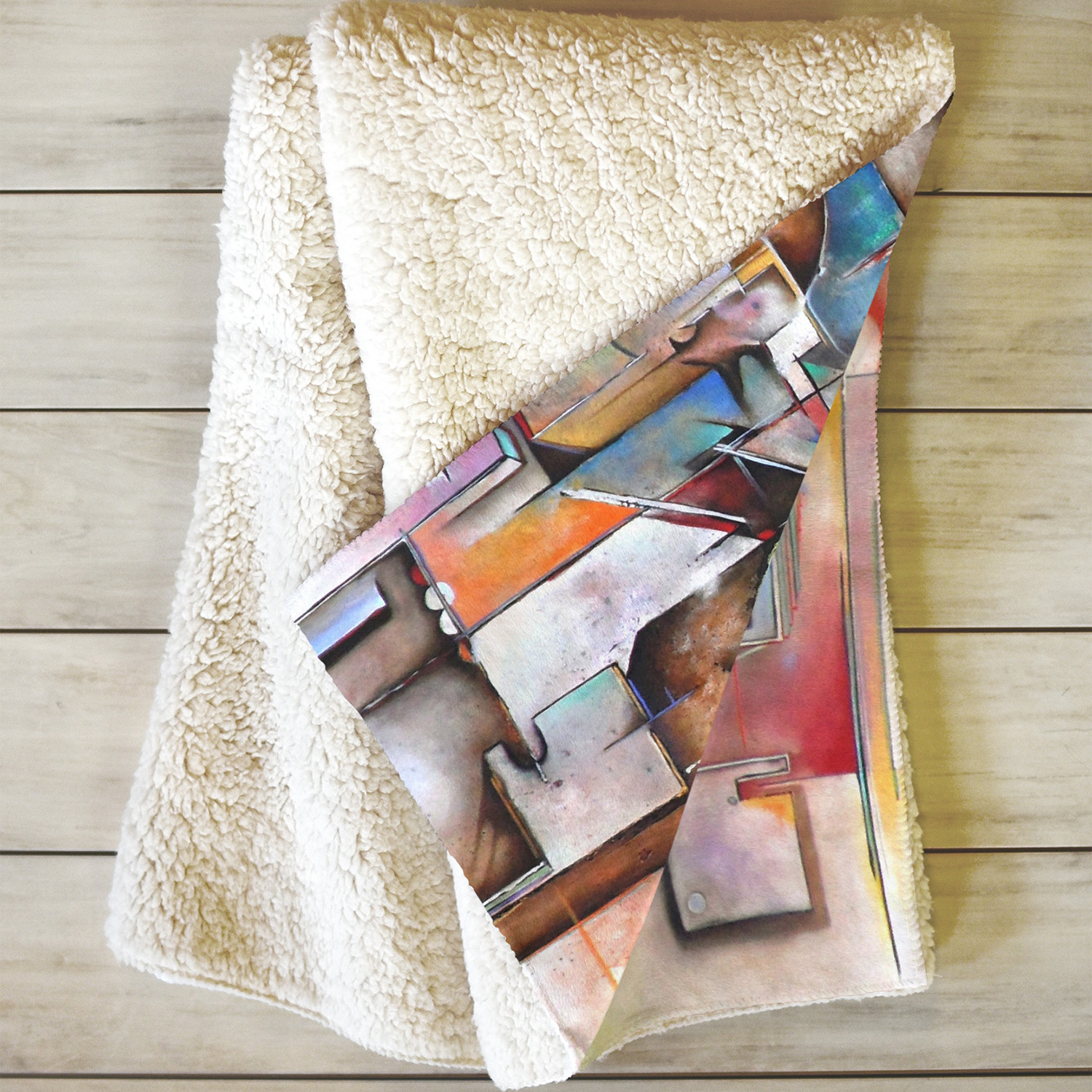 Urban Decay // Fleece Throw Blanket (Medium) Brian Wall For DENY