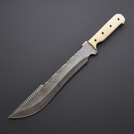 Damascus Steel Hunting Knife // VK5126