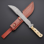 Damascus Steel Hunting Knife // VK5126