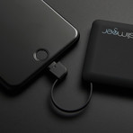 Stackable Ultra Slim Charger // Black (Lightning Cable)