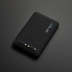 Stackable Ultra Slim Charger // Black (Lightning Cable)