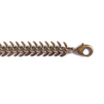 Spine Bracelet // Brass
