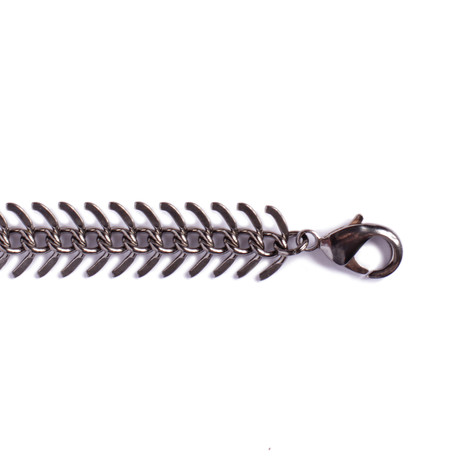 Spine Bracelet // Gunmetal