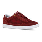 Quilts Sneaker // Burgundy + White (US: 7)