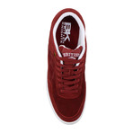 Quilts Sneaker // Burgundy + White (US: 9.5)