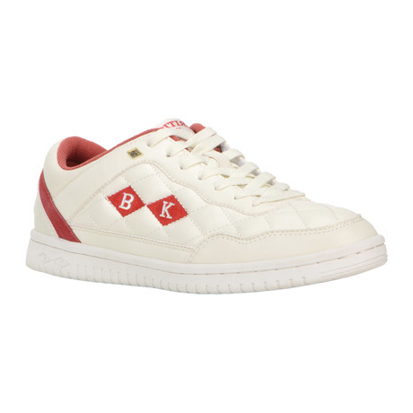 Quilts Sneaker // White + Red (US: 8)