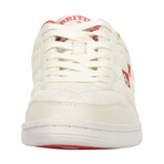 Quilts Sneaker // White + Red (US: 11.5)