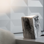 Symbiosis Triangle Plaster Table Lamp