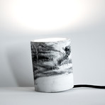 Symbiosis Cylinder Plaster Table Lamp