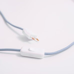 Protos Triangle Concrete Table Lamp (Black Cord)