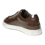 Patent Leather Sneaker // Dark Brown (Euro: 40)