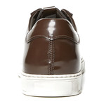 Patent Leather Sneaker // Dark Brown (Euro: 40)