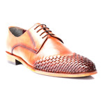 Woven Toe Lace-Up Derby // Tobacco (Euro: 42)