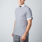 Contrast Trim Polo // Grey (L)