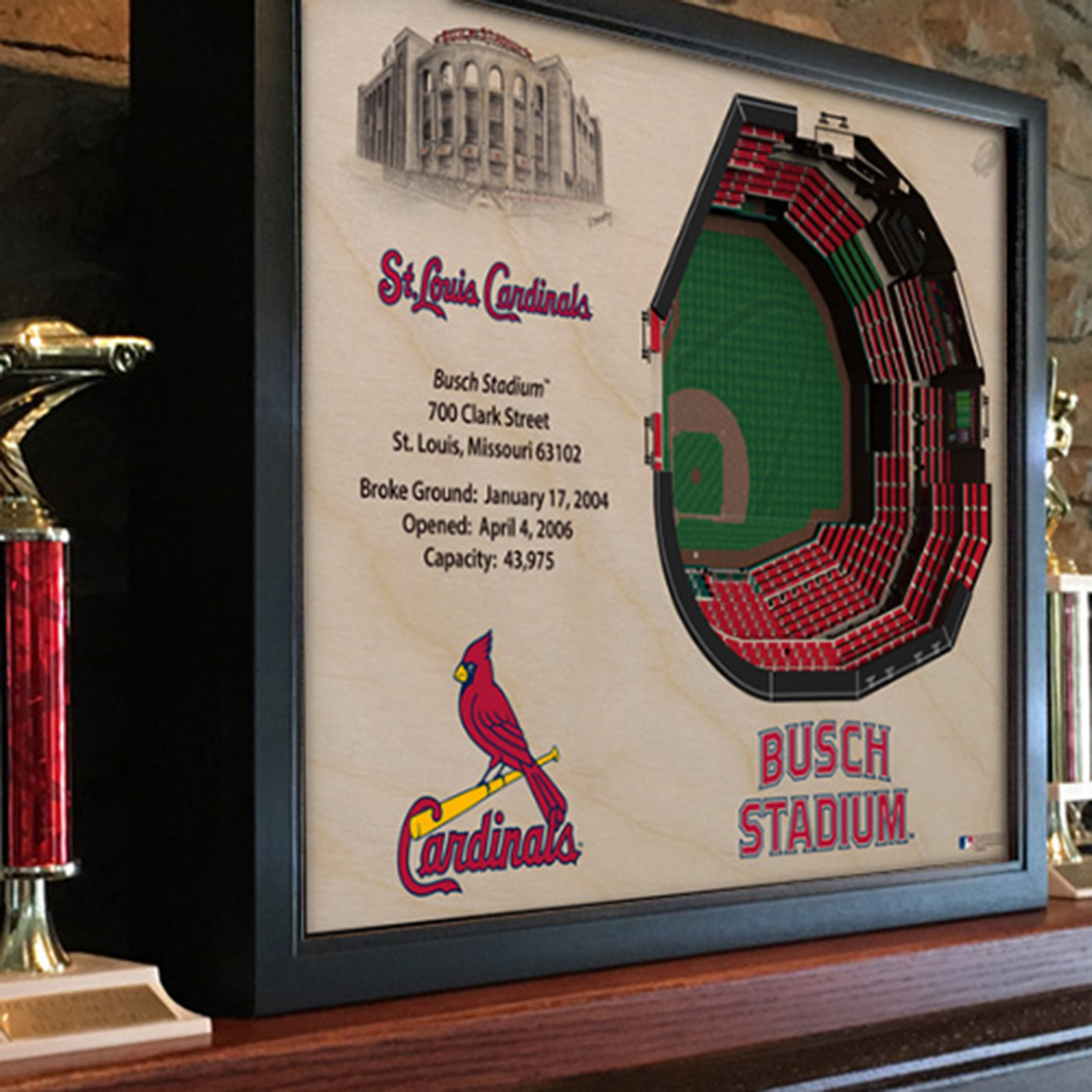 St. Louis Cardinals // Busch Stadium - YouTheFan - Touch of Modern
