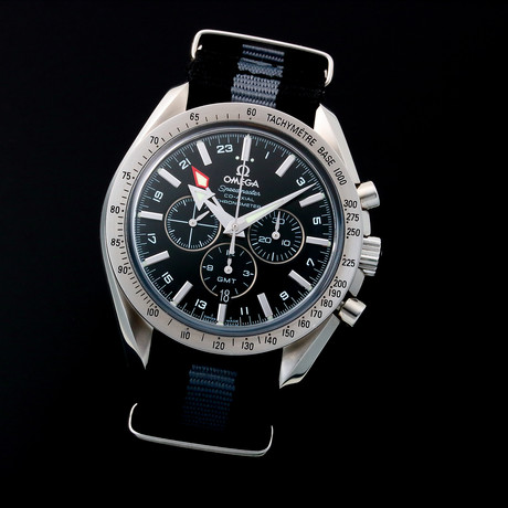 Omega Speedmaster GMT Chronograph Automatic // 35815 // Pre-Owned