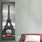 Eiffel Tower + Red Car