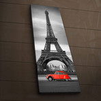 Eiffel Tower + Red Car