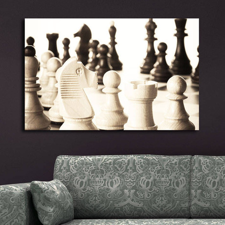 Chess Pieces // Black + White