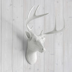 The Virginia Faux Deer Head (White)