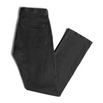 Federal Straight Fit Chino // Black (XS)