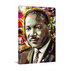 Classic MLK Painting Print // Wrapped Canvas (12"W x 18"H x 1.5"D)