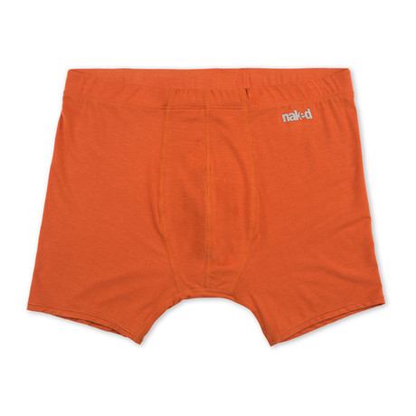 Luxury Micromodal Boxer Brief // Burnt Orange (S)