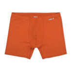 Active Microfiber Boxer Brief // Burnt Orange (S)