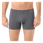 Active Microfiber Boxer Brief // Grey (L)