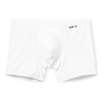 Active Microfiber Boxer Brief // White (L)