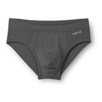 Luxury Micromodal Brief // Charcoal (XL)