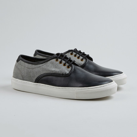 Sea Hound Low-Top Sneaker // Light Grey + Black (Euro: 40)