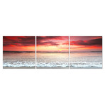 Sunset Ocean Calm (20"W x 20"H x 0.5"D)