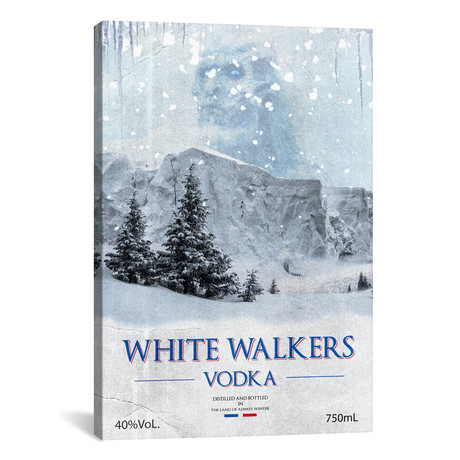 White Walker Vodka (18"W x 26"H x 0.75"D)