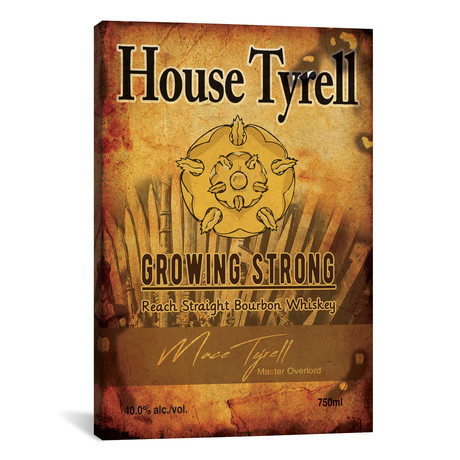 House Tyrell Bourbon (18"W x 26"H x 0.75"D)