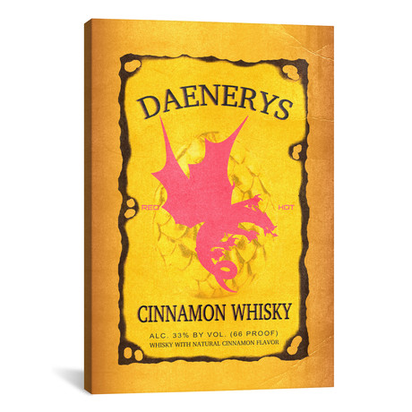 Daenerys Cinnamon Whisky (18"W x 26"H x 0.75"D)