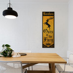 Banner of House Baratheon (12"W x 36"H x 0.75"D)