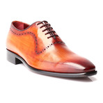 Onur Dotted Perforation Oxford // Antique Tobacco (Euro: 39)