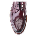 Selim Patent Perforated Wingtip Brogue Derby // Bordeaux (Euro: 43)