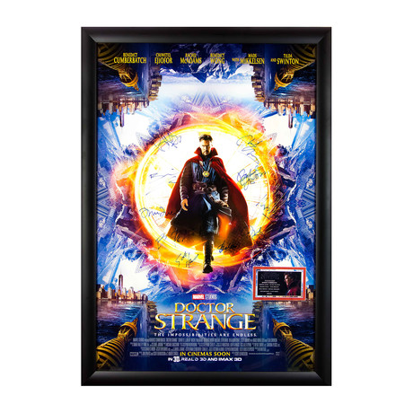 Cast Signed Movie Poster // Doctor Strange