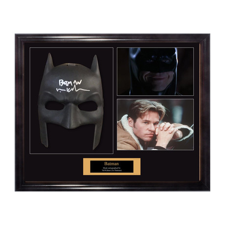 Signed Batman Mask // Val Kilmer