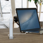 Wall Street Collection + 4 Pack Brush Heads // White