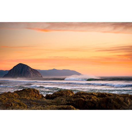 Morro Bay Sunset (14"W x 11"H)
