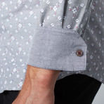 Bouquet Button-Up Shirt // Gray (S)