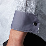 Flower Derivative Button-Up Shirt // Gray (M)